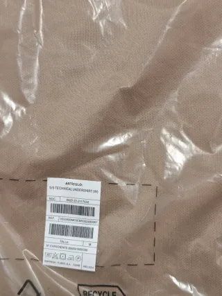 Camiseta Técnica Talla M Marrón ET