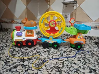 Tren VTech Animales con Cuerda
