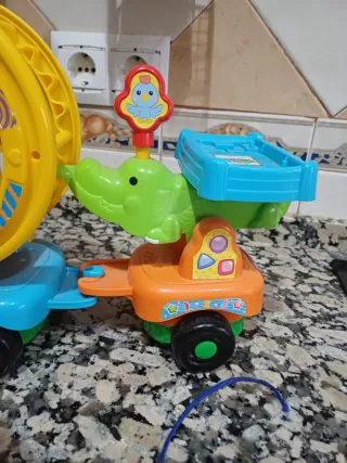 Tren VTech Animales con Cuerda
