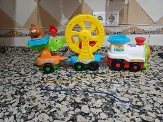 Tren VTech Animales con Cuerda