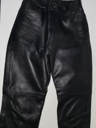 Pantaloni in vera pelle XS-S