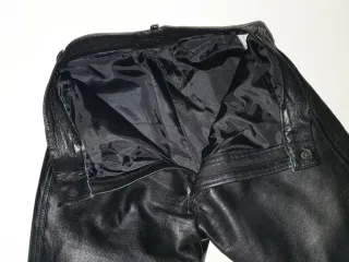 Pantaloni in vera pelle XS-S