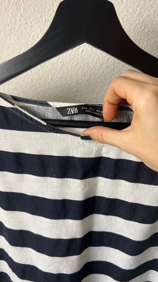 Camiseta Zara Rayas Talla L