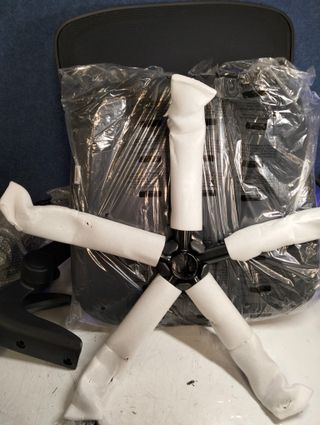 Silla de Oficina Ergonómica SONGMICS OBN047B01 con Malla y Apoyabrazos