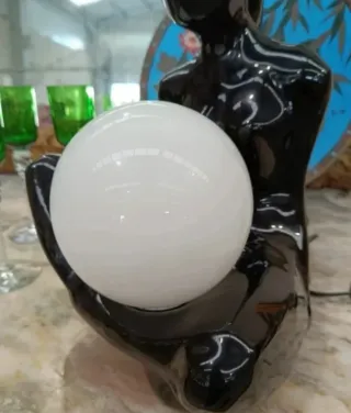 Lámpara Pop Art Años 80 Negra y Blanca