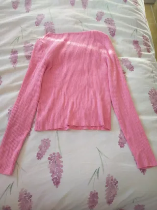 Camiseta manga larga rosa Primark