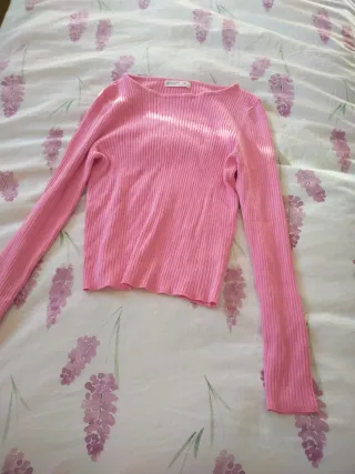 Camiseta manga larga rosa Primark