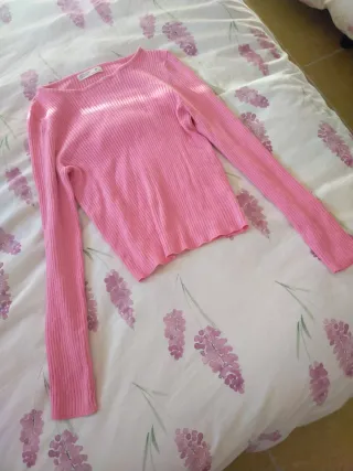 Camiseta manga larga rosa Primark