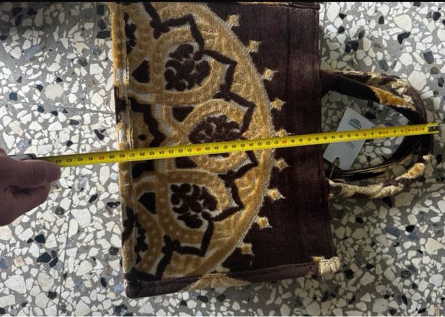 Borsa in velluto fatta a mano