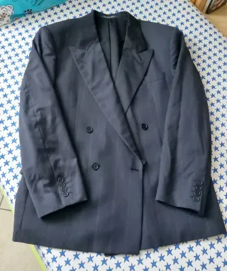vintage classy suit all virgin wool made in italy
