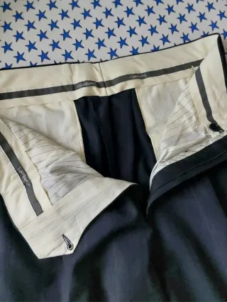 vintage classy suit all virgin wool made in italy