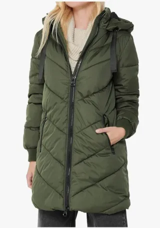 Abrigo JDYSKYLAR acolchado con capucha talla xxs