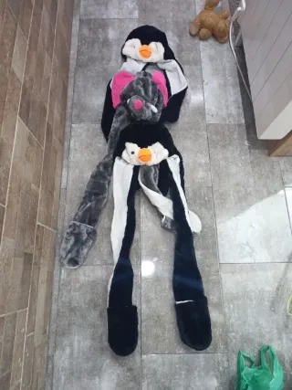 Gorros Pingüino y Elefante con Orejas