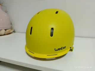 Casco de esquí Wed'ze amarillo