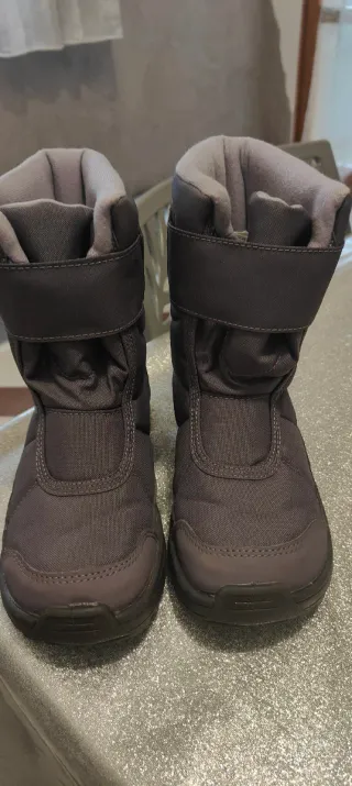 Scarpe da neve lilla viola