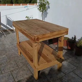 Banco de trabajo de madera