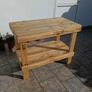 Banco de trabajo de madera