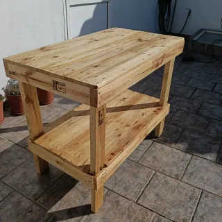 Banco de trabajo de madera