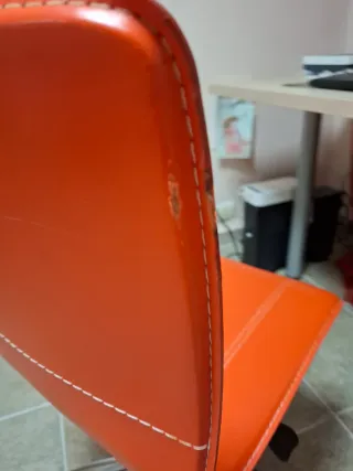 Silla de escritorio naranja