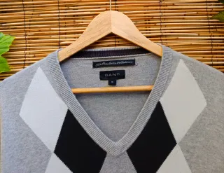 Jersey Gant Cuello Pico Hombre Talla M