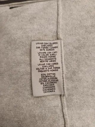 Jersey Gant Cuello Pico Hombre Talla M