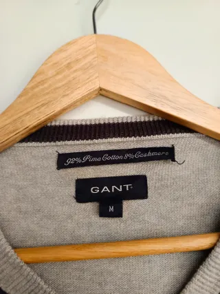 Jersey Gant Cuello Pico Hombre Talla M