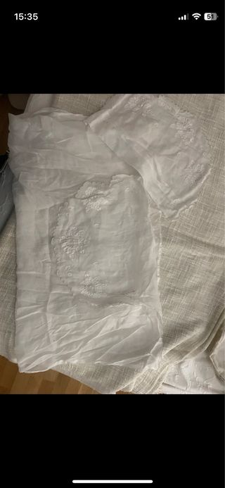 Juego sábanas minicuna bordadas