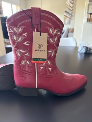 Botas Cowboy Niña Ariat Rojas
