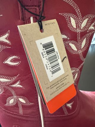 Botas Cowboy Niña Ariat Rojas