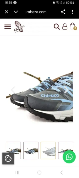 Zapatillas trekking Chiruca gore-tex suela vibram