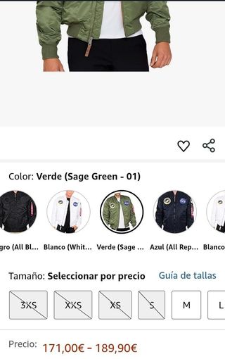 ALPHA INDUSTRIES Chaqueta para Hombre