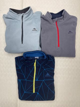 3 Polares Quechua Talla 12-13.