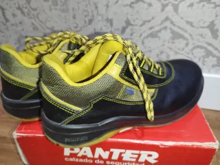 Botas de seguridad Panter negras y amarillas