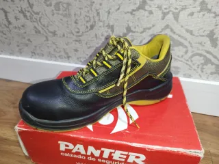 Botas de seguridad Panter negras y amarillas