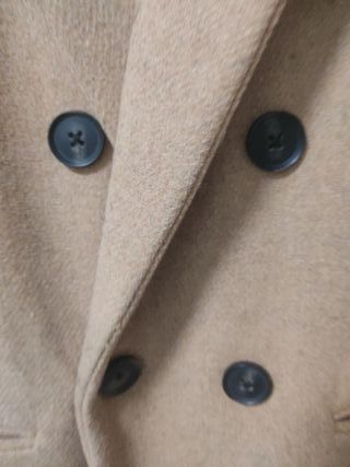 Abrigo Stradivarius Beige Mujer