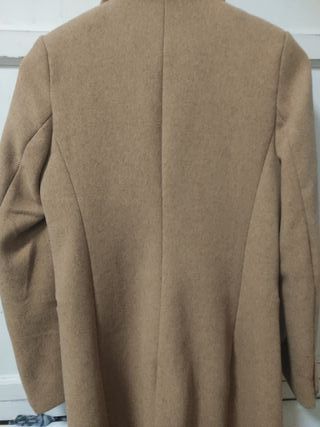 Abrigo Stradivarius Beige Mujer