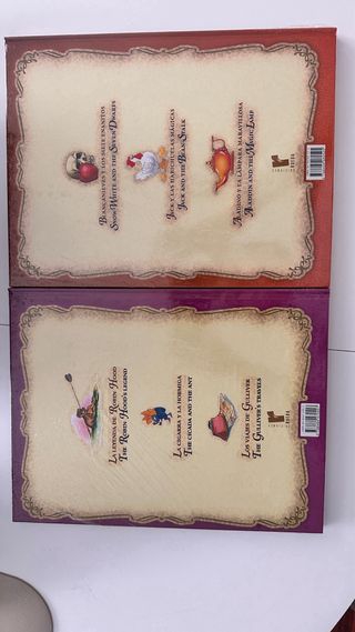 Libros bilingües español - inglés