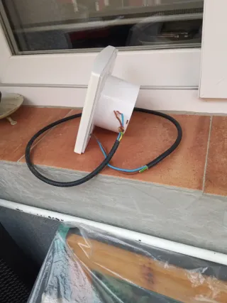 Extractor de baño blanco