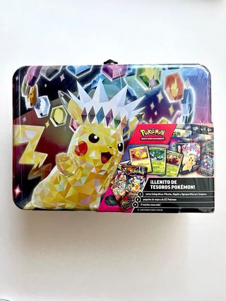 Maletín pikachu cartas tcg sobres precintado etb