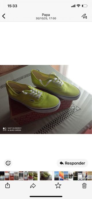 Zapatillas Vans Amarillas