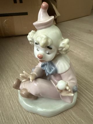 Payaso vintage porcelana 1980