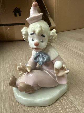 Payaso vintage porcelana 1980