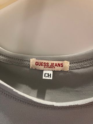 Camiseta Guess manga corta gris Talla S