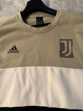 Felpa Adidas Juventus Beige Nera Bianca