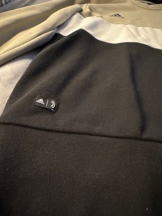 Felpa Adidas Juventus Beige Nera Bianca