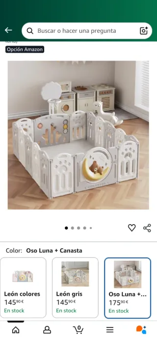 Parque infantil corralito bebé