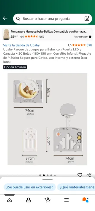 Parque infantil corralito bebé