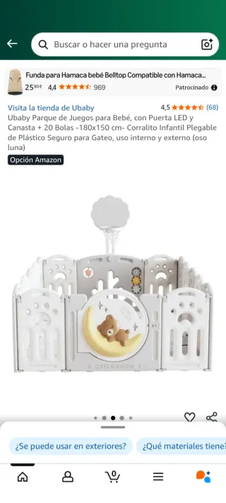 Parque infantil corralito bebé