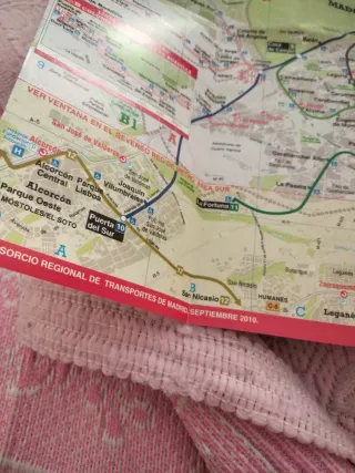 Mapa Metro Madrid 2010