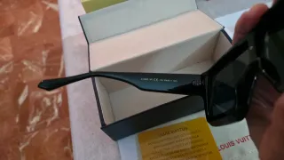 Gafas de Sol Louis Vuitton Negras y Plateadas